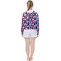 Tropical Flowers Turtles CBDOilPrincess 9a8efa63-1b6b-4226-a85c-858859e581d8 Women s Tie Up Sweat View2