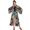 Vibrant Colors CBDOilPrincess 47064993-d0bc-4cda-b403-dc84c3d564a3 Maxi Kimono View1