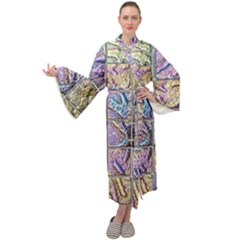 Tiles Cbdoilprincess 9bce4aa2-e68c-4f2b-9a83-c8e38fcd4516 Maxi Velour Kimono by CBDOilPrincess1