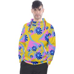 Folk Floral Pattern  Abstract Flowers Print  Seamless Pattern Men s Pullover Hoodie by Eskimos