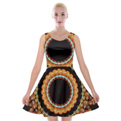 Mandala - 0009 - A Fast 24 Velvet Skater Dress by WetdryvacsLair