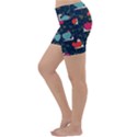 Romantic Snails Lightweight Velour Yoga Shorts View2