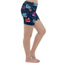 Romantic Snails Lightweight Velour Yoga Shorts View3