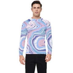 Vector Vivid Marble Pattern 11 Men s Long Sleeve Rash Guard by goljakoff