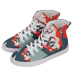 Trump Nope Men s Hi-top Skate Sneakers by goljakoff