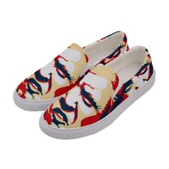 Trump Pop Art Women s Canvas Slip Ons by goljakoff