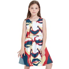 Trump Pop Art Kids  Skater Dress by goljakoff