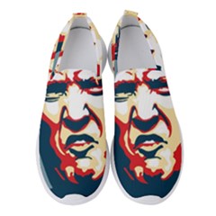 Trump Pop Art Women s Slip On Sneakers by goljakoff