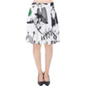 Skater-Underground Velvet High Waist Skirt View1