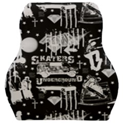 Skater-underground2 Car Seat Velour Cushion  by PollyParadise