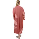 Terracota  Maxi Velour Kimono View2