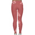 Terracota  Lightweight Velour Classic Yoga Leggings View2