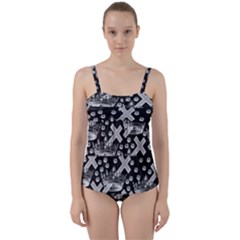 Royalcrown Twist Front Tankini Set by PollyParadise