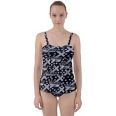 Royalcrowns Twist Front Tankini Set by PollyParadise