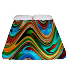 Icecreams2 Fitted Sheet (california King Size) by PollyParadise