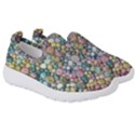 Multicolored Watercolor Stones Kids  Slip On Sneakers View3