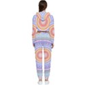 Pretty Pastel Boho Hippie Mandala Cropped Zip Up Lounge Set View2