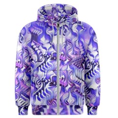 Weeping Wisteria Fantasy Gardens Pastel Abstract Men s Zipper Hoodie by CrypticFragmentsDesign