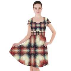 Royal Plaid  Cap Sleeve Midi Dress by LW41021