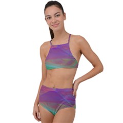 Color Winds High Waist Tankini Set by LW41021