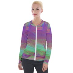 Color Winds Velvet Zip Up Jacket by LW41021