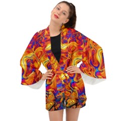 Sun & Water Long Sleeve Kimono by LW41021