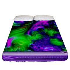 Feathery Winds Fitted Sheet (king Size) by LW41021