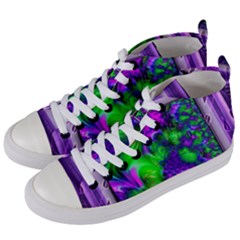 Feathery Winds Women s Mid-top Canvas Sneakers by LW41021