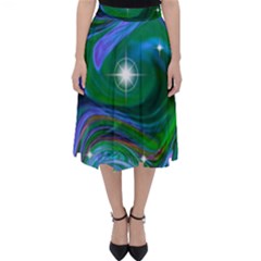 Night Sky Classic Midi Skirt by LW41021