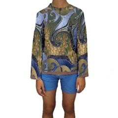 Sea Of Wonder Kids  Long Sleeve Swimwear by LW41021