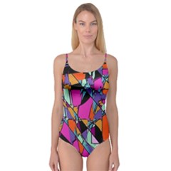 Abstract Camisole Leotard  by LW41021