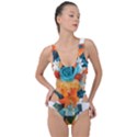 Spring Flowers Side Cut Out Swimsuit View1