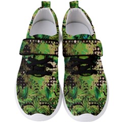 Peacocks And Pyramids Men s Velcro Strap Shoes by MRNStudios