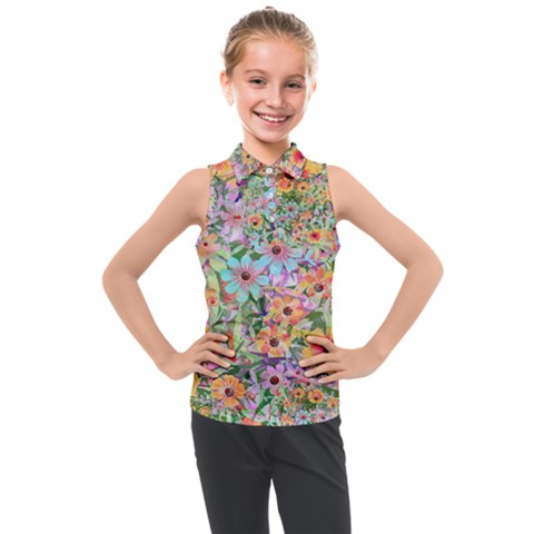 Secretgarden Kids  Sleeveless Polo Tee by PollyParadise