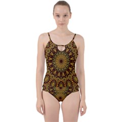 Woodwork Cut Out Top Tankini Set by LW323