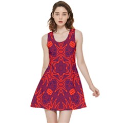 Red Rose Inside Out Reversible Sleeveless Dress by LW323