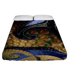 Ancient Seas Fitted Sheet (king Size) by LW323