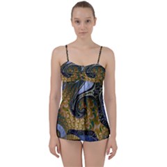 Ancient Seas Babydoll Tankini Set by LW323