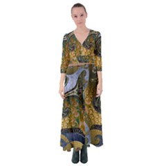 Ancient Seas Button Up Maxi Dress by LW323