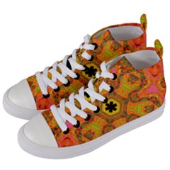 Sassafras Women s Mid-top Canvas Sneakers by LW323