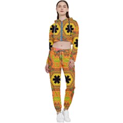 Sassafras Cropped Zip Up Lounge Set by LW323