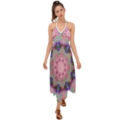 Beautiful Day Halter Tie Back Dress  by LW323