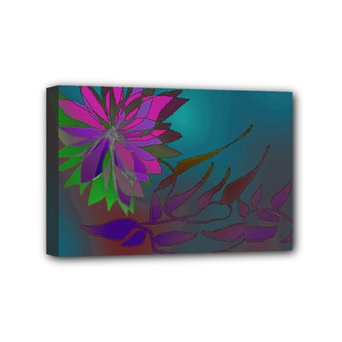 Evening Bloom Mini Canvas 6  X 4  (stretched) by LW323