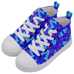 Blueberry Kids  Mid-top Canvas Sneakers by LW323