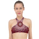 Redyarn High Neck Bikini Top View1