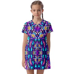 Lovely Dream Kids  Asymmetric Collar Dress by LW323