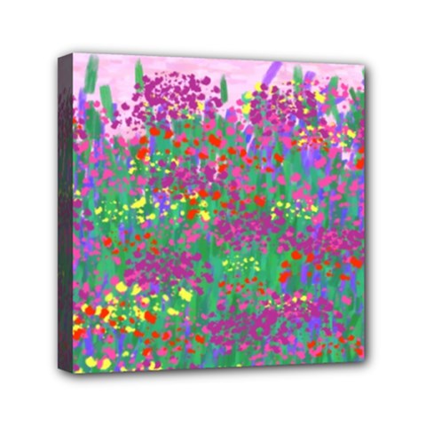 Bay Garden Mini Canvas 6  X 6  (stretched) by LW323
