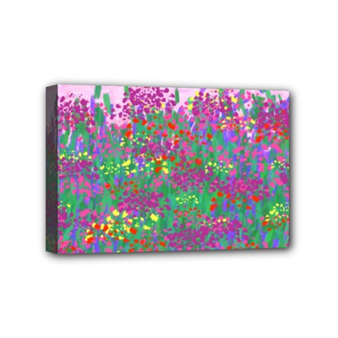 Bay Garden Mini Canvas 6  X 4  (stretched) by LW323