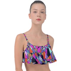 Abstract 2 Frill Bikini Top by LW323