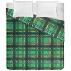 Green Clover Duvet Cover Double Side (california King Size) by LW323